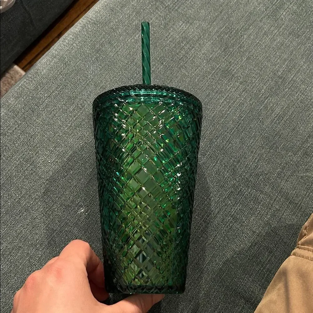 New Starbucks Emerald Textured Cup